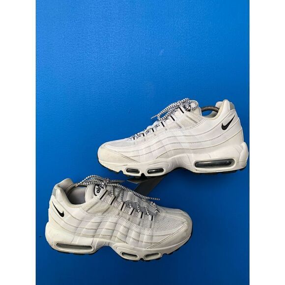 Nike Air Max 95 White Black 2015 609048-109 Size 8.5 - Picture 3 of 7